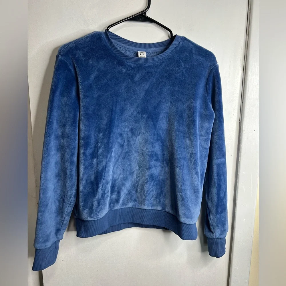 Athleta Girl Fuzzy Sweatshirt XL 14 - Picture 1 of 3